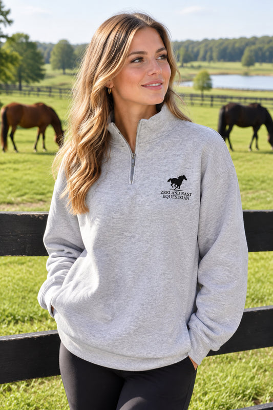 ZE Equestrian 1/4 Zip Sweatshirt
