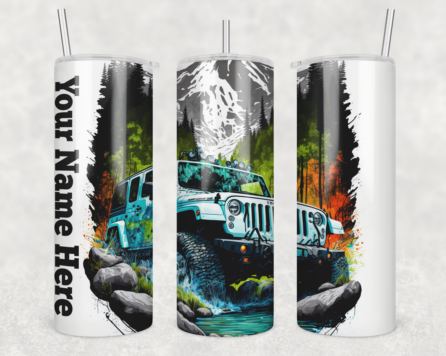 Offroad Forest Tumbler