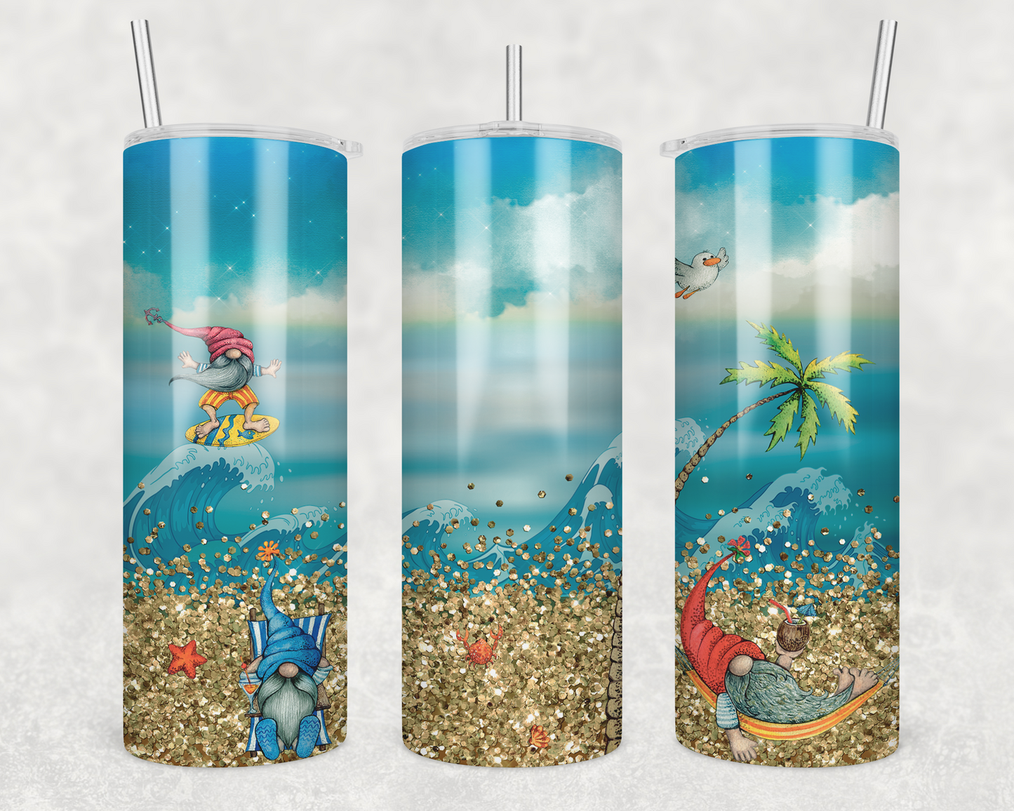 Summer Gnomes Tumbler