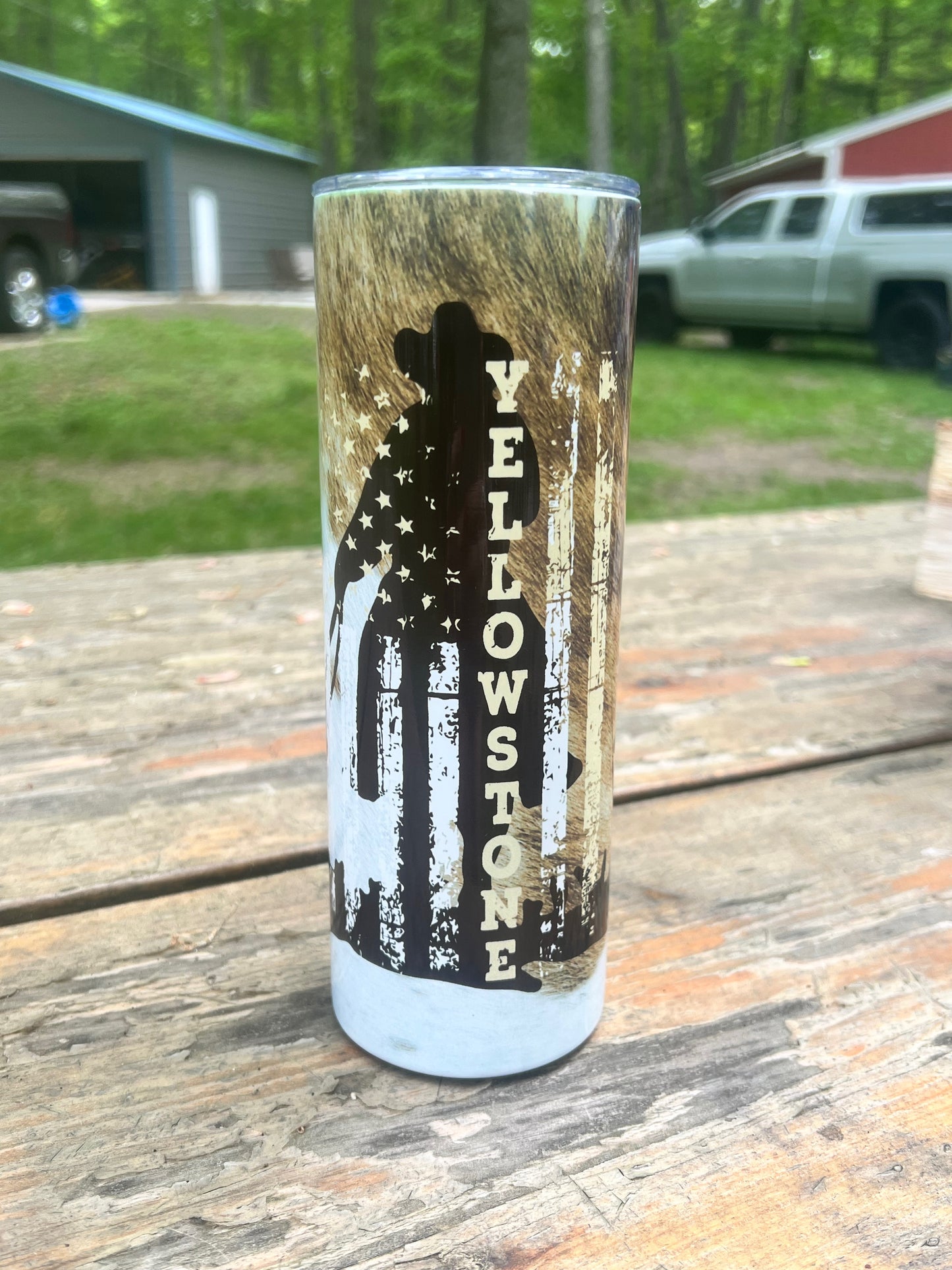 Yellowstone Flag Tumbler