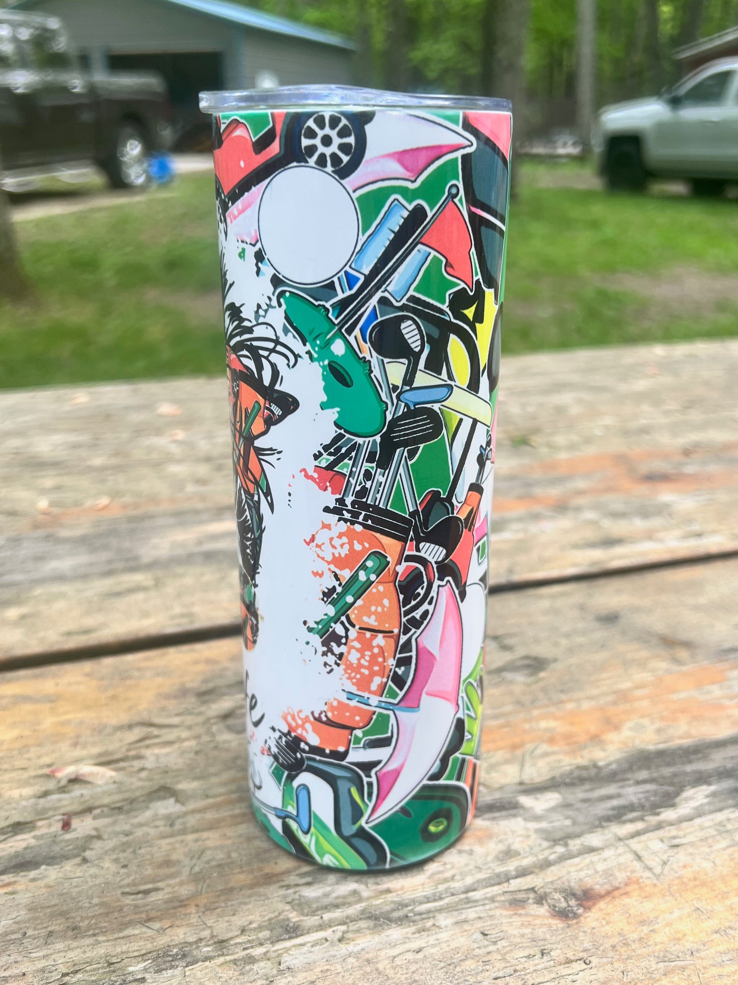 Women's #GolfLife Sublimated Tumbler