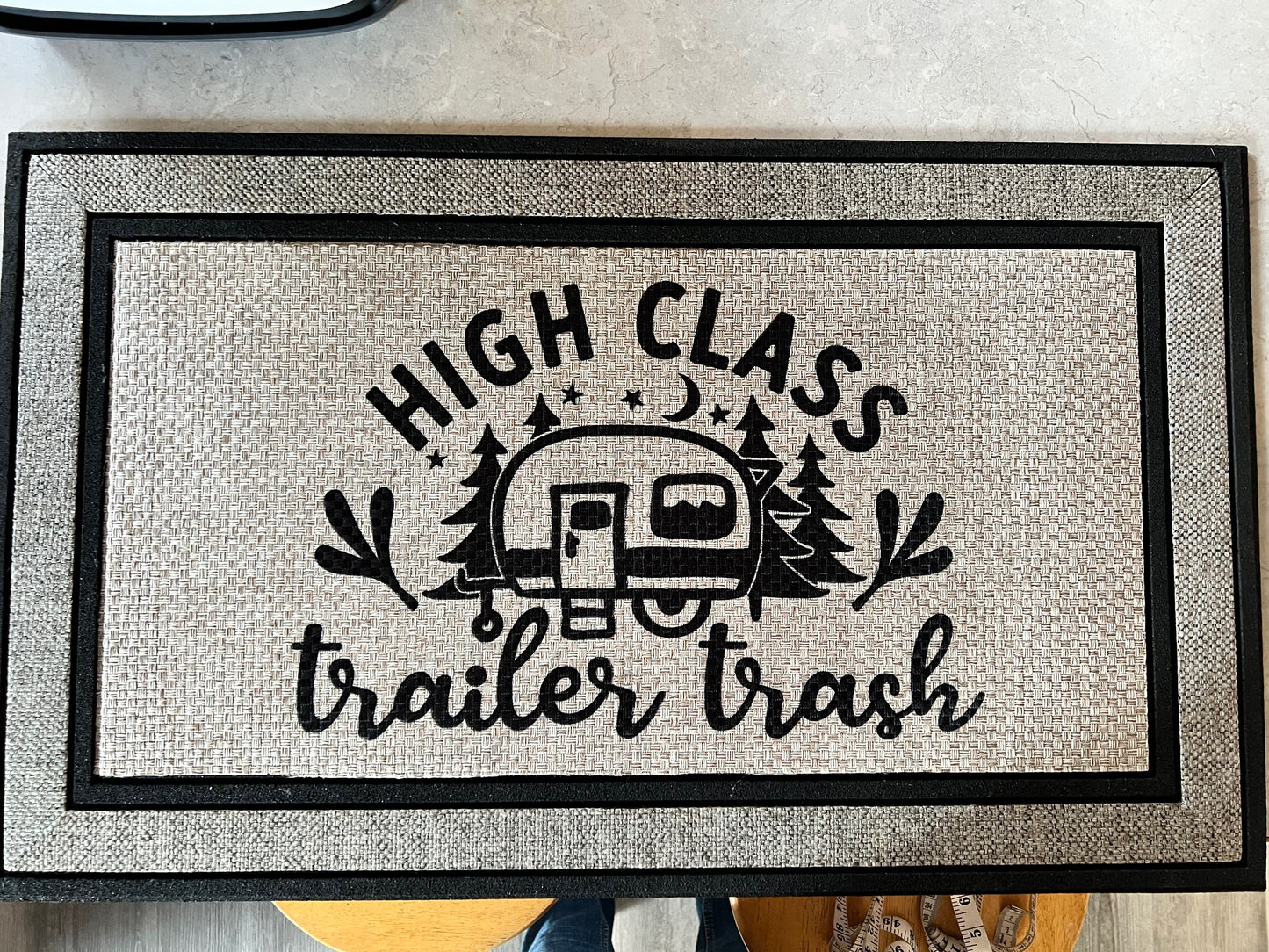 High Class Trailer Trash Doormat