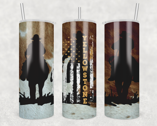 Yellowstone Flag Tumbler